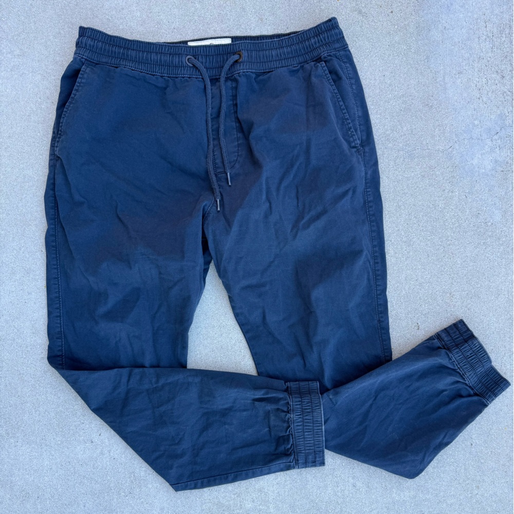 Hollister Men’s Blue Pull-On Joggers LARGE
